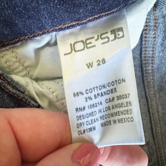 Joe's Capri Jeans Women's Size 26 Blue Lexington Cuffed Mid Rise Preppy 1111‎ - Picture 5 of 13